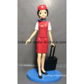 New Air Hostess Plastic Action Figure